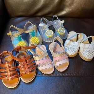 SOLD- Toddler girl sandals bundle